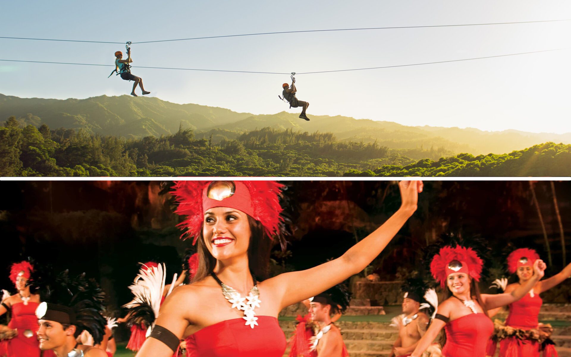 CLIMB Works Keana Farms and Polynesian Cultural Center Package